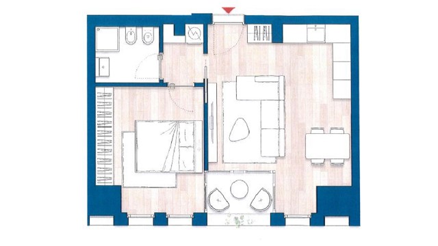 appartamento Milano bilocale | affittasi appartamento Milano |Navigli centro Milano terrazzo | Milan